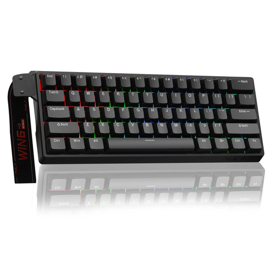 Aula WIN60 HE - 60% Mechanical Gaming Keyboard Wired  Magnetic Switch Hot Swappable  Adjustable Actuation Rapid control button Mode  8000 Hz Polling Rate  RGB Small Keyboard 60 Percent Compact Design for PC