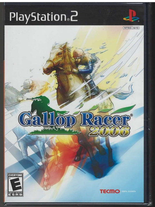 KT Gallop Racer 2006 - PlayStation 2 Game, Model 018946010465, Racing Simulation Fun