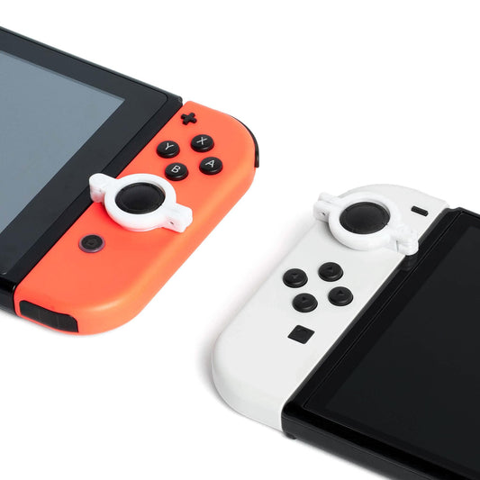 Glistco Joy Guardians - Joystick Stabilizer Clamps Compatible with Nintendo Switch, and OLED Model Version (White)