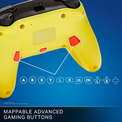 PowerA Enhanced Wireless Controller for Nintendo Switch - Peely, Yellow, Model NSGP0268-01, Officially Licensed Gamepad