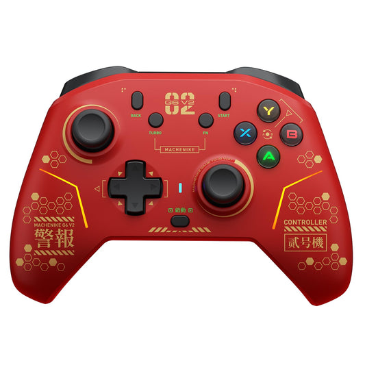 Machenike G6V2PE Wireless Controller for PC/Switch/iOS/Android  TMR Joysticks & Triggers 1000Hz Polling Rate  RGB Remappable Buttons  1000mAh Battery  Voice Coil Motor