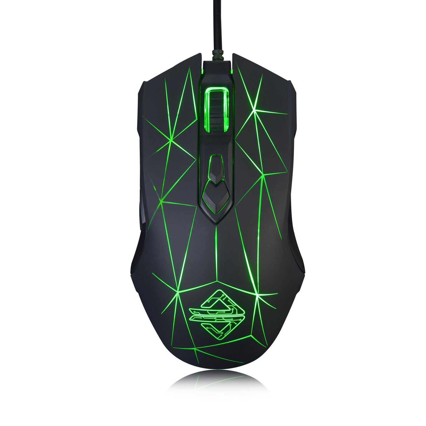 FIRSTBLOOD ONLY GAME. AJ52 RGB Gaming Mouse - Programmable 7 Buttons, Ergonomic Design, Blue, USB for Windows, Mac, Linux