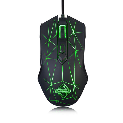 FIRSTBLOOD ONLY GAME. AJ52 RGB Gaming Mouse - Programmable 7 Buttons, Ergonomic Design, Blue, USB for Windows, Mac, Linux