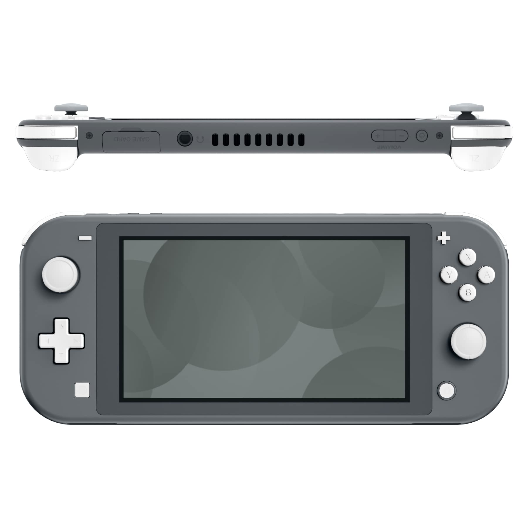 eXtremeRate White Replacement ABXY Home Capture Plus Minus Keys Dpad L R ZL ZR Trigger for Nintendo Switch Lite  Full Set Buttons Repair Kits with Tools for Nintendo Switch Lite
