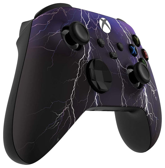 Custom Controllerzz Wireless Controller for Xbox Series X/S & One - Soft Touch Feel - X/S Stormy Skies