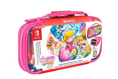 Game Traveler Nintendo Switch Case - Deluxe Traveler for All Systems, L 265 x H 160 x P 45 mm, Multicolor, Princess Peach ShowTime