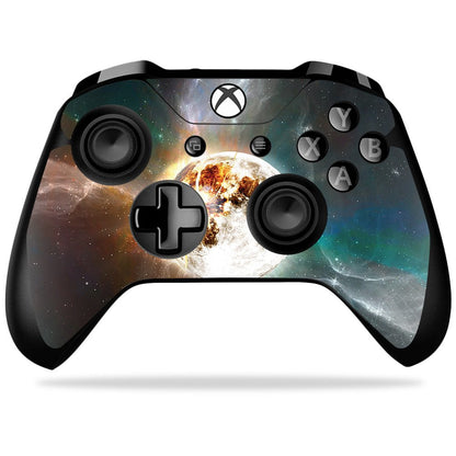 MIGHTY SKINS Xbox One X Controller Skin - Durable Vinyl Decal, Moon Explosion Design, Easy to Apply, Made in USA
