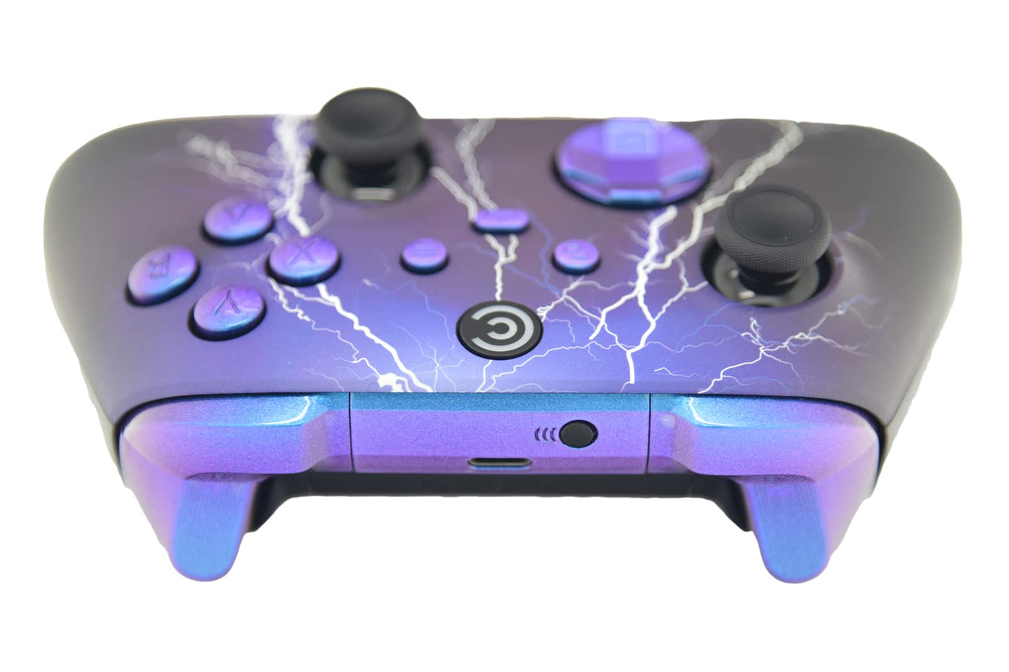Custom Controllerzz Wireless Controller for Xbox Series X/S & PC - Stormy Skies w/Chameleon Inserts