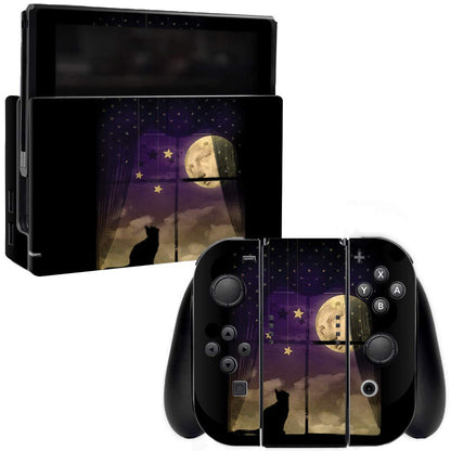 MIGHTY SKINS Nintendo Switch Skin - Cat Dream Vinyl Decal Wrap, Durable & Easy to Apply, Model NISWI-Cat Dream