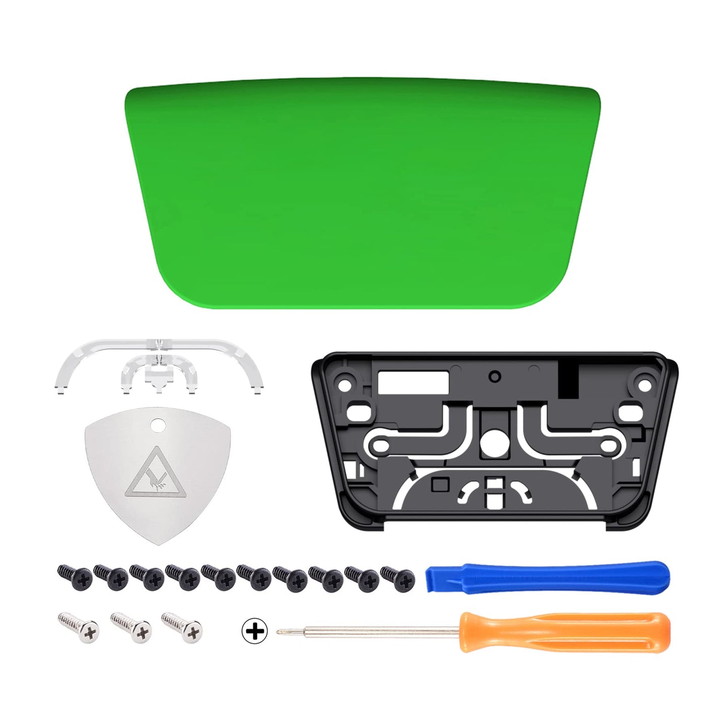 eXtremeRate Green Soft Touch Replacement Touchpad Cover for PS5 Controller BDM-010/020/030/040/050