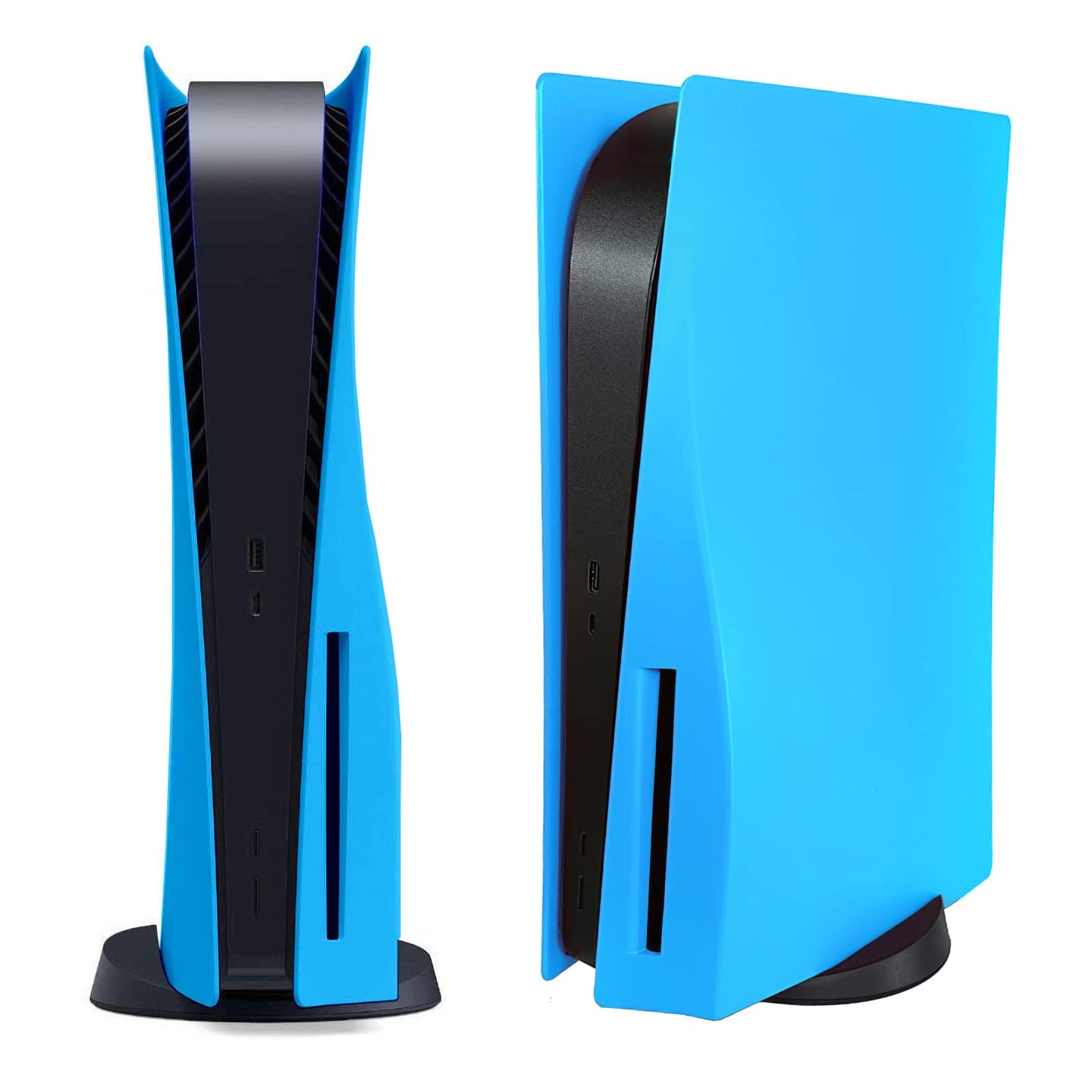Disc Edition Face Plates Cover Skins Shell Panels for PS5 Console  Accessories for PlayStation 5 Protective Replacement Faceplates Dustproof Anti-Scratch (Starlight Blue)
