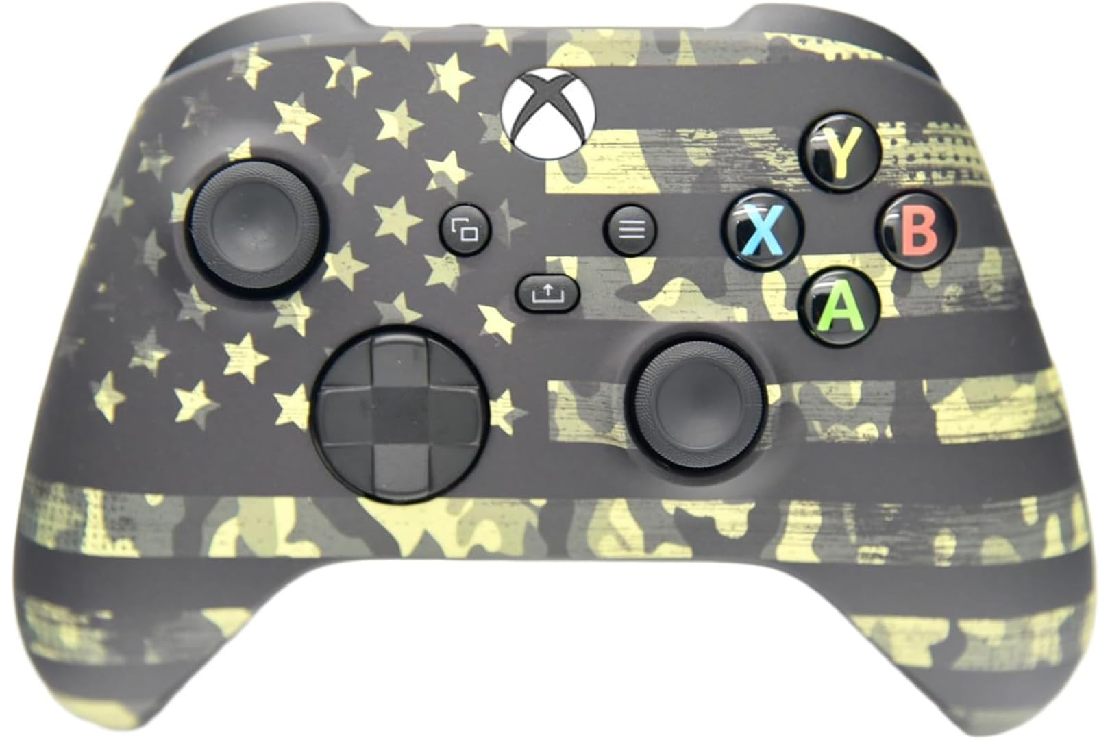 ProControllers LLC Wireless Custom Controller Compatible with PC  Windows 10+  Series X/S & One (Series X/S Camo Flag)