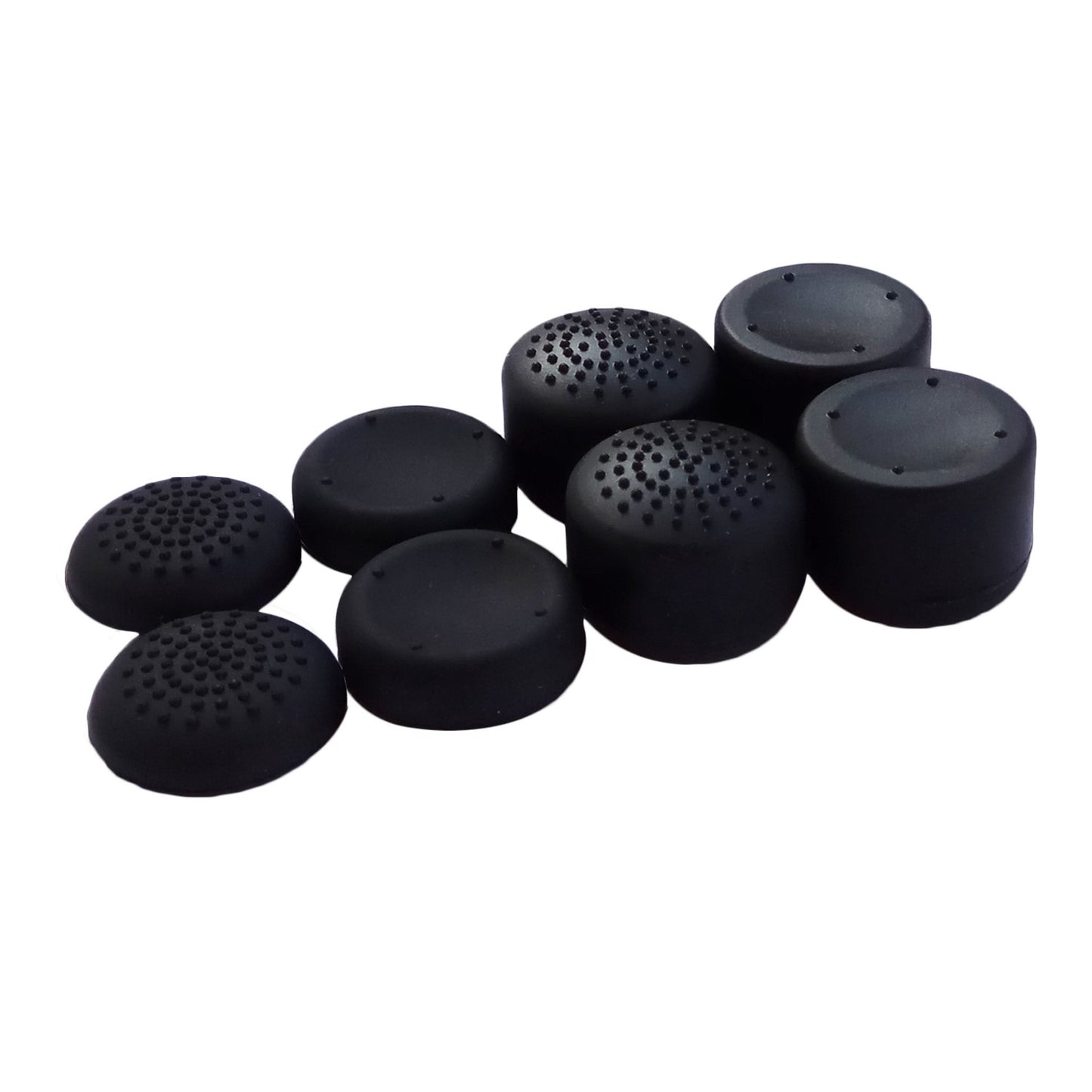 Hikfly Silicone Gel Controller Cover for PS4/PS4 Slim/Pro - Red with 8 FPS Pro Thumb Grip Caps