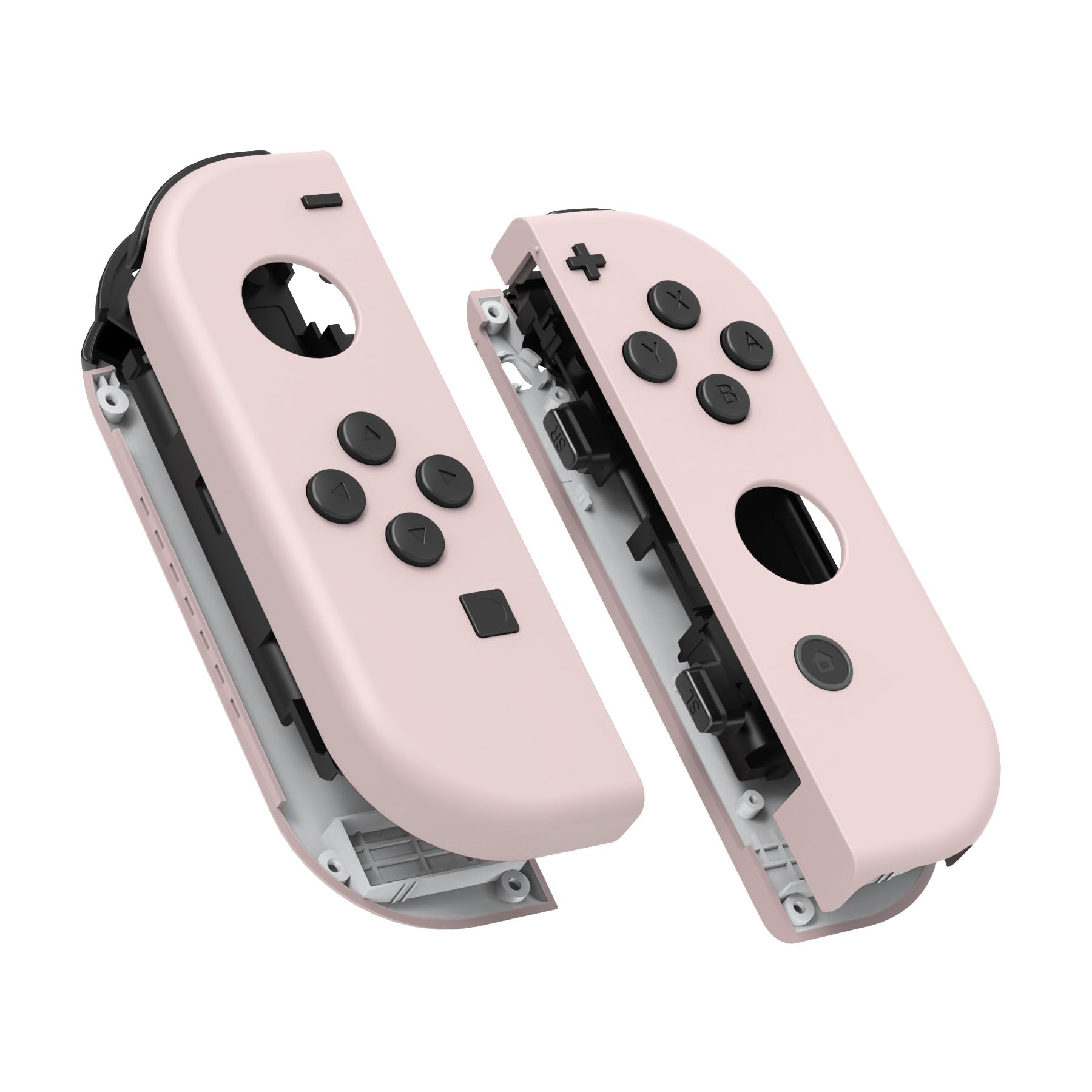 eXtremeRate DIY Replacement Shell Buttons for Nintendo Switch & Switch OLED  Cherry Blossoms Pink Housing Case with Full Set Button for Joycon Handheld Controller [Only the Shell  NOT the Joycon]