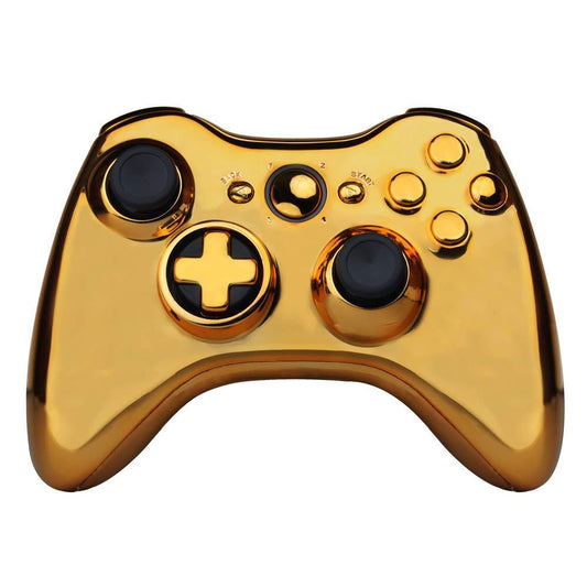 OSTENT Xbox 360 Wireless Controller Shell Case - Gold, Model 063012
