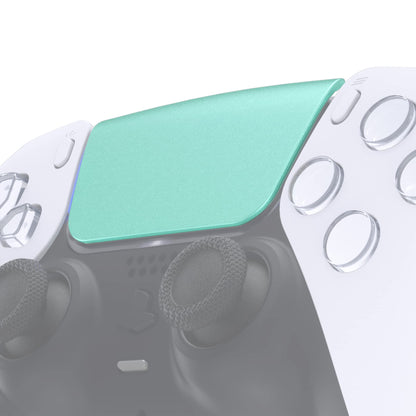 eXtremeRate Replacement Touchpad Cover for PS5 Controller - Metallic Vista Green, Model JPF4044
