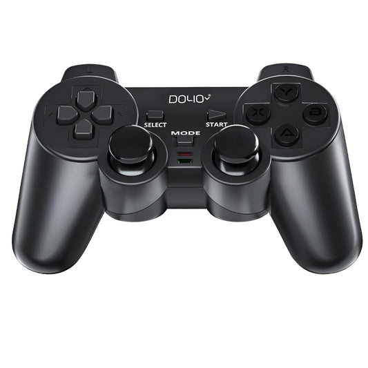 DOYO Wireless PC Gaming Controller with Dual Vibration, 2.4G Wireless Steam Gamepad for Windows 7/8/10/11, High-Performance Joys