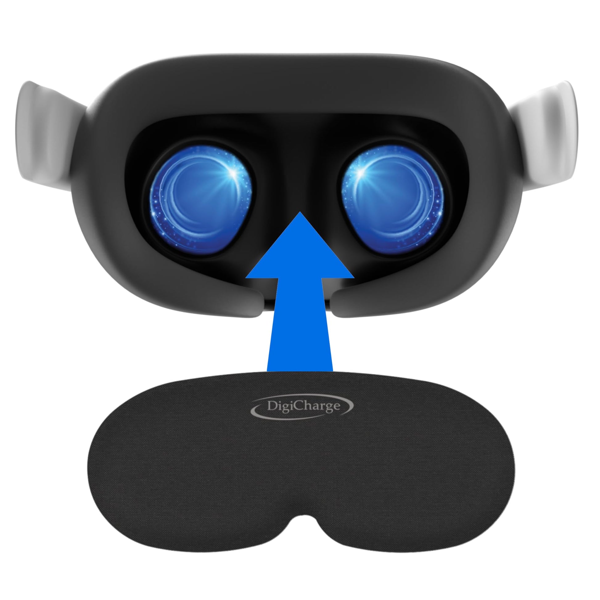 Digicharge VR Lens Cover Protector  Compatible with Meta Quest 3S  Quest 3  Quest 2  Oculus Rift S  Valve Index  Pico 4 and HP Reverb G2 (Classic)  fine Foam  Dust and Scratch Shield VR Lens Cap