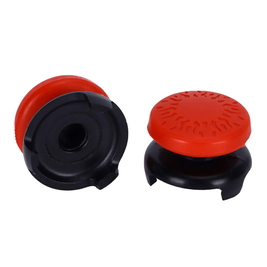 ASHATA 2Pcs Red Thumbstick Grip for PS5 Controller - Durable ABS Joystick Replacement, Model eboxer-1ab9gshfud6554-14