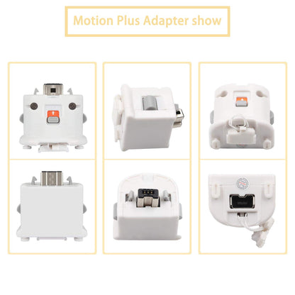 DTOL Wii Motion Plus Remote Attachment - White 2 Pack Sensor Controllers