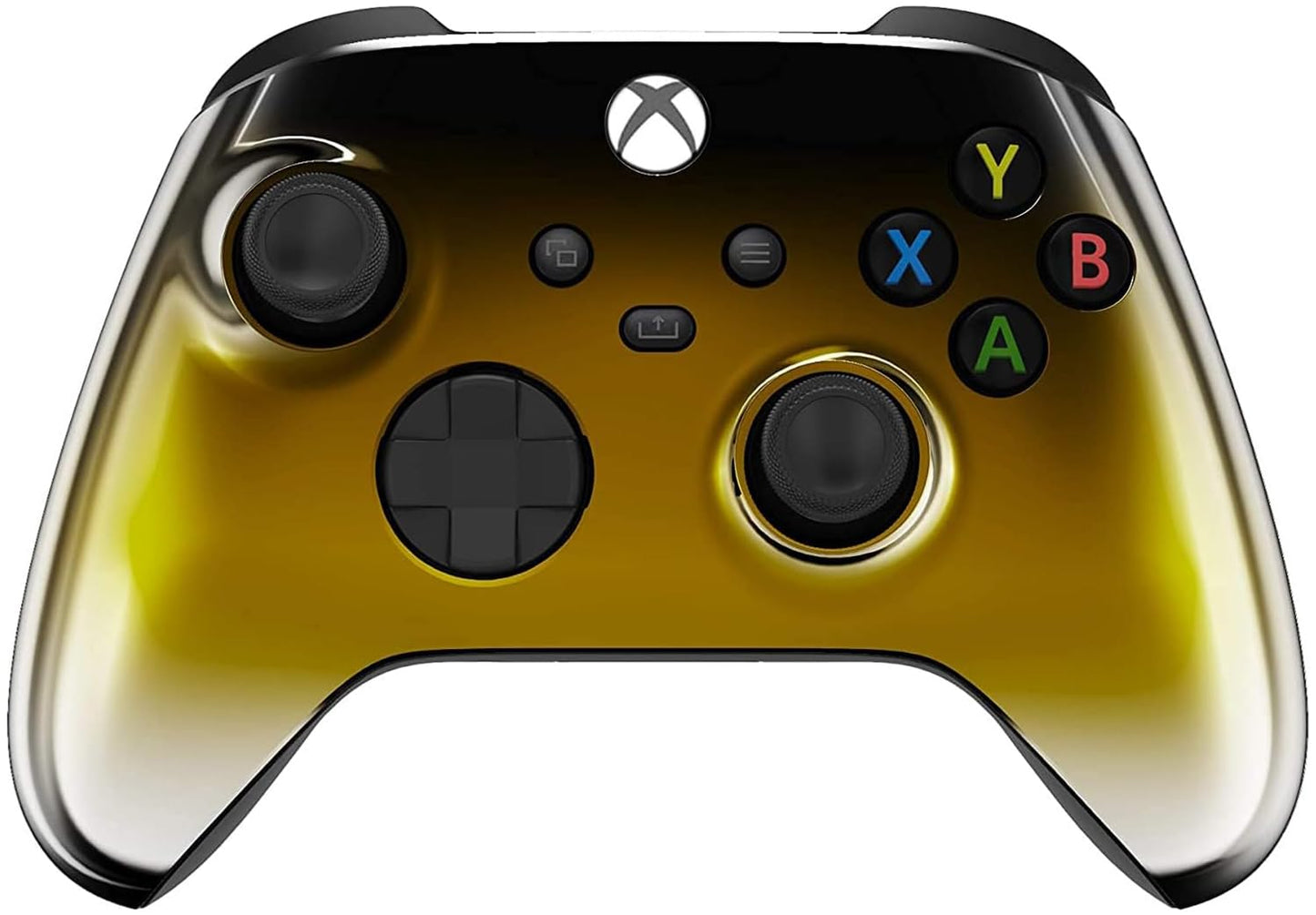Custom Controllerzz Wireless Controller for Xbox Series X/S & One - Soft Touch Feel - X/S Gold Fade Finish