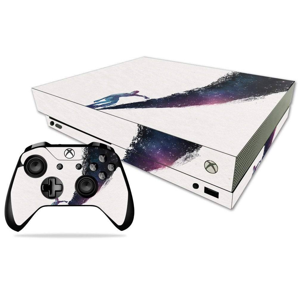 MIGHTY SKINS Xbox One X Skin - Surfing The Universe Vinyl Decal Wrap, Durable & Easy to Apply, Model MIXBONXCMB-Surfing The Universe