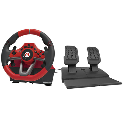Hori Mario Kart Racing Wheel Pro Deluxe for Nintendo Switch - Red, Model NSW-228U