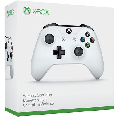 Microsoft Xbox One Wireless Controller - White, 6.89"x2.87"x6.97", Renewed