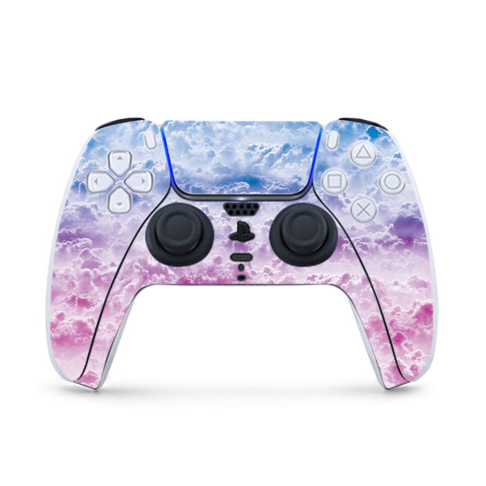 MightySkins Gaming Skin for PS5 / Playstation 5 Controller - Candy Clouds | Protective Viny wrap | Easy to Apply and Change Style | Made in The USA