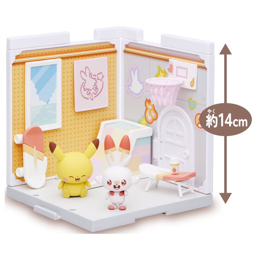 タカラトミー Pokémon Poképiece House Studio with Hivany & Pikachu - Collectible Toy