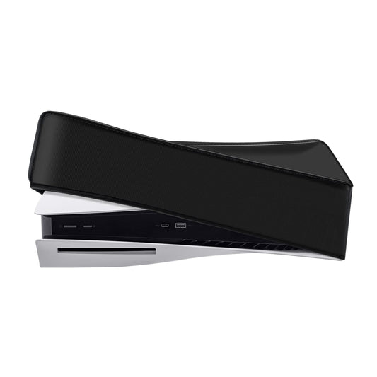Wigearss PS5 Horizontal Dust Cover - 1680D Oxford Waterproof, Anti-Scratch, Black, Model p5-050002
