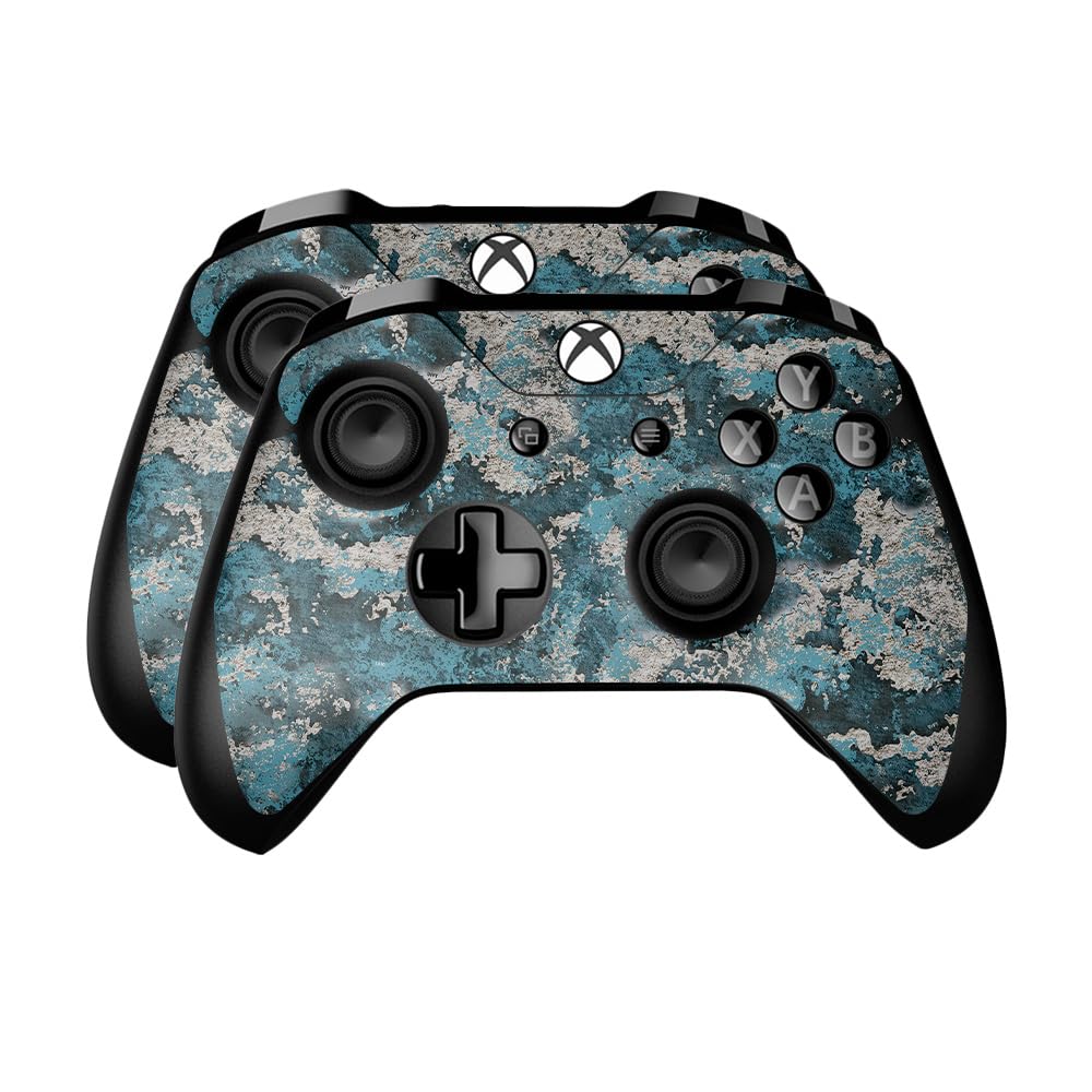 Skin Compatible with Microsoft Xbox One Controller (2 Pack) - Rift - Premium 3M Vinyl Protective Wrap Decal Cover - Easy to Apply | Crafted in The USA by MightySkins