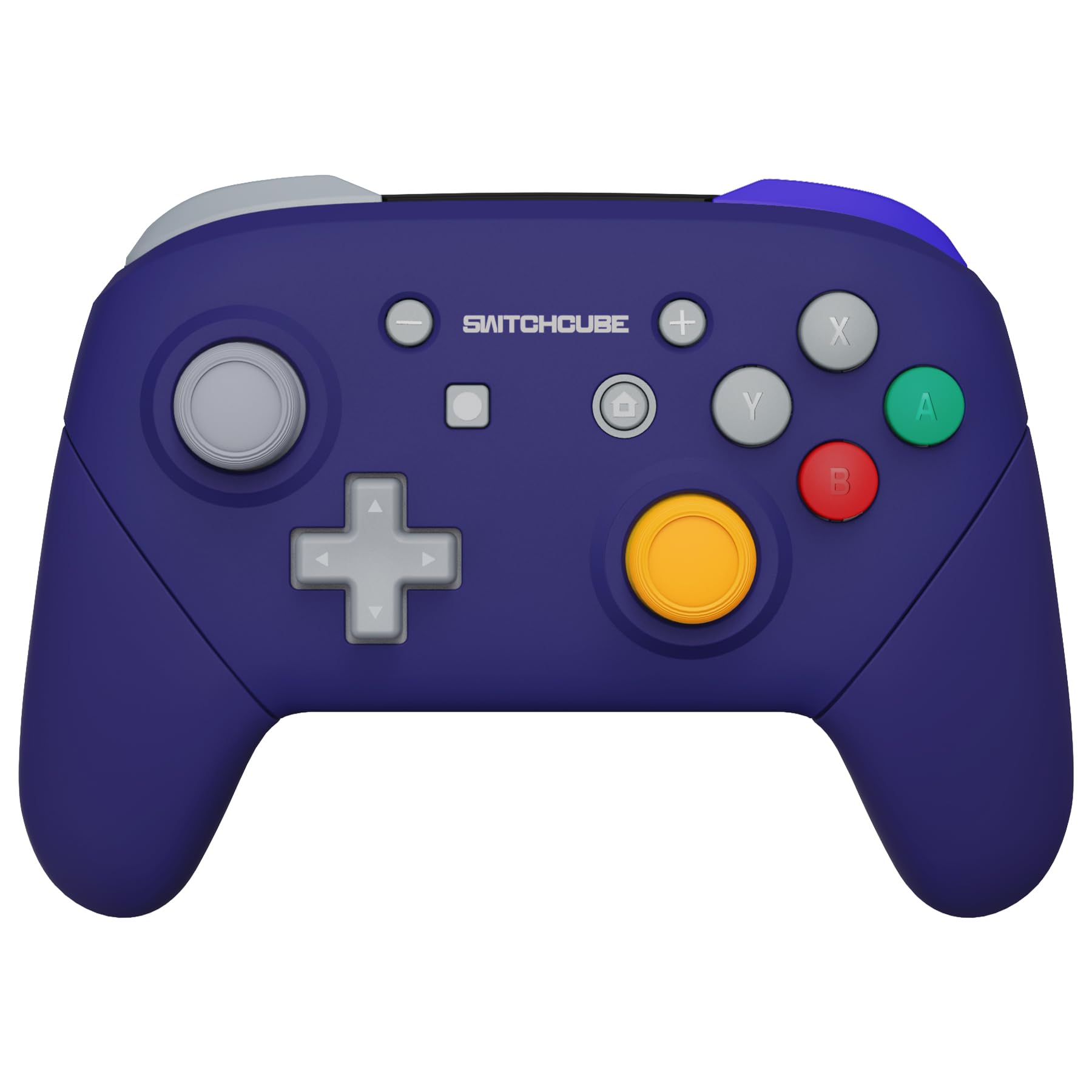 eXtremeRate Classic SwitchCube Style Faceplate Backplate Handles for Nintendo Switch Pro Controller  Soft Touch Replacement Grip Housing Shell Cover with Full Set Buttons for Nintendo Switch Pro