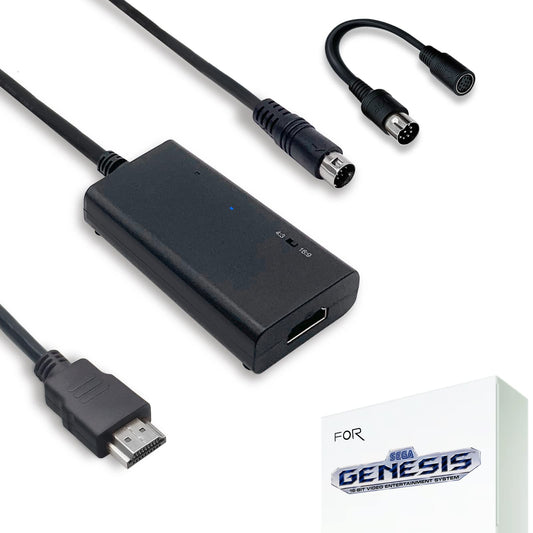 HDMI Cable for Sega Genesis Model 1 / 2 / 3  Sega CD  Sega CDX  Sega 32X  Sega Nomad  Original Sega Master System Console