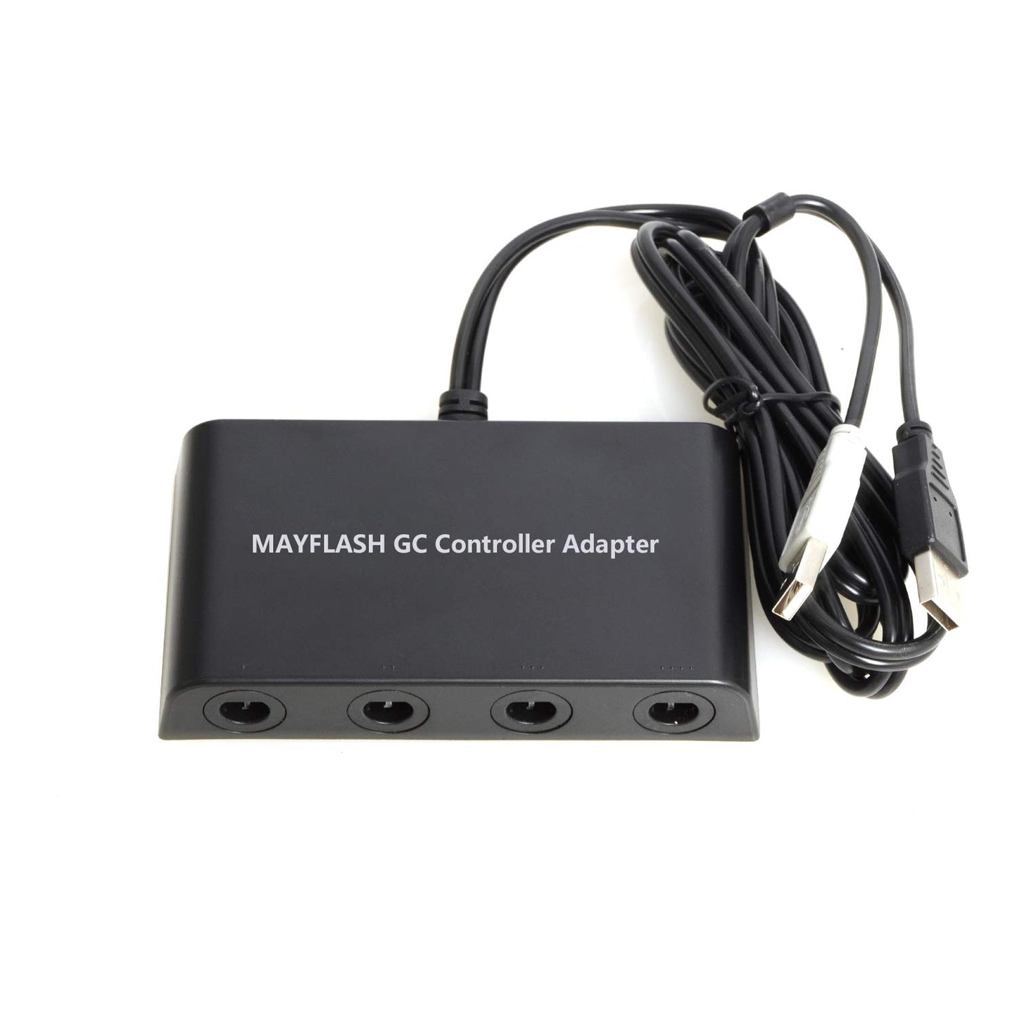 Mayflash GameCube Controller Adapter - 4 Port for Wii U, PC USB, Switch - Model W012 - 1 Pack