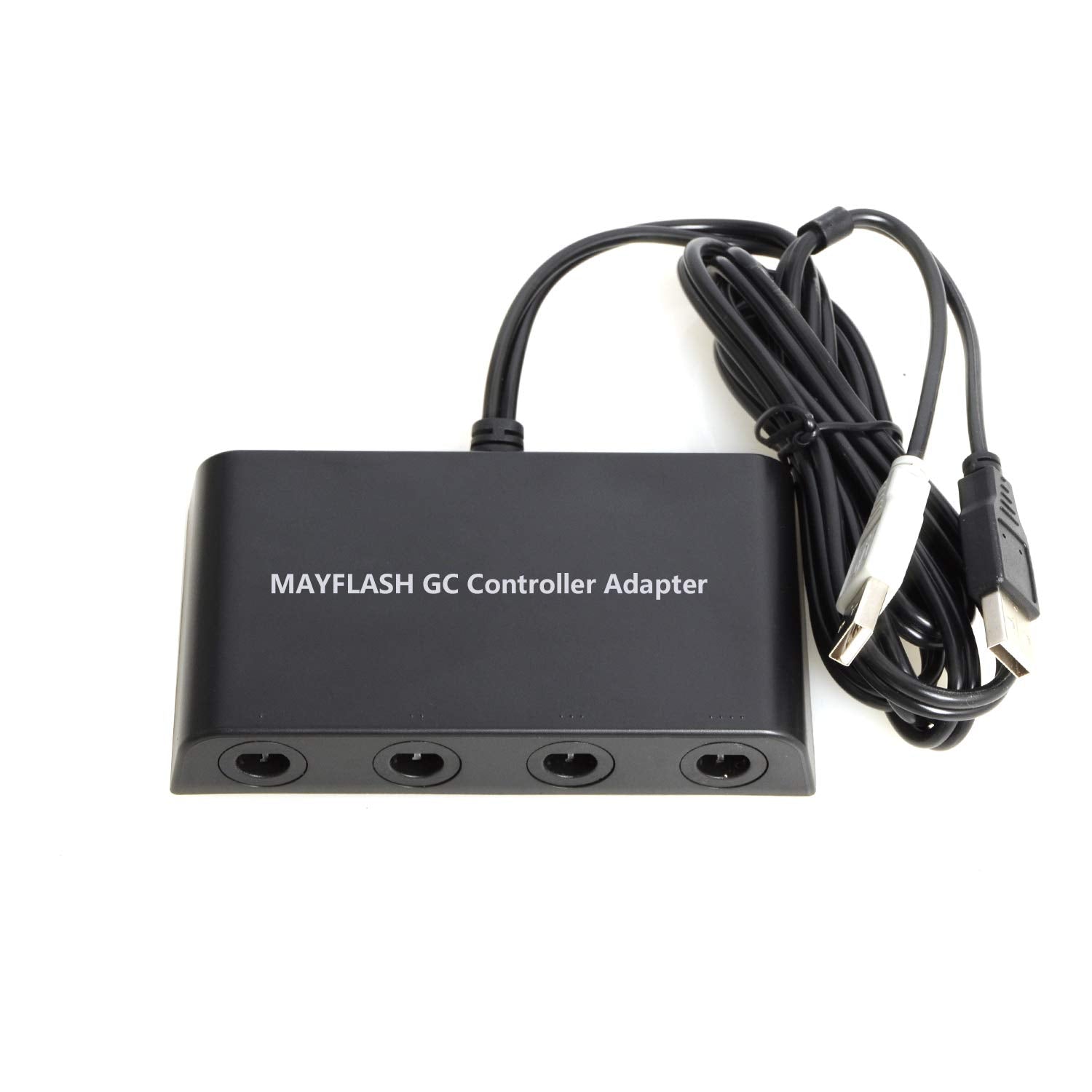 Mayflash GameCube Controller Adapter - 4 Port for Wii U, PC USB, Switch - Model W012 - 1 Pack