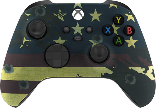 Custom Controllerzz Wireless Xbox Controller - Soft Touch Feel - X/S US Flag