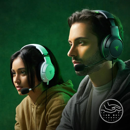 Razer Kaira X Wired Headset - TriForce 50mm Drivers, HyperClear Mic, White, Model RZ04-03970300-R3U1, Compatible with Xbox & PC