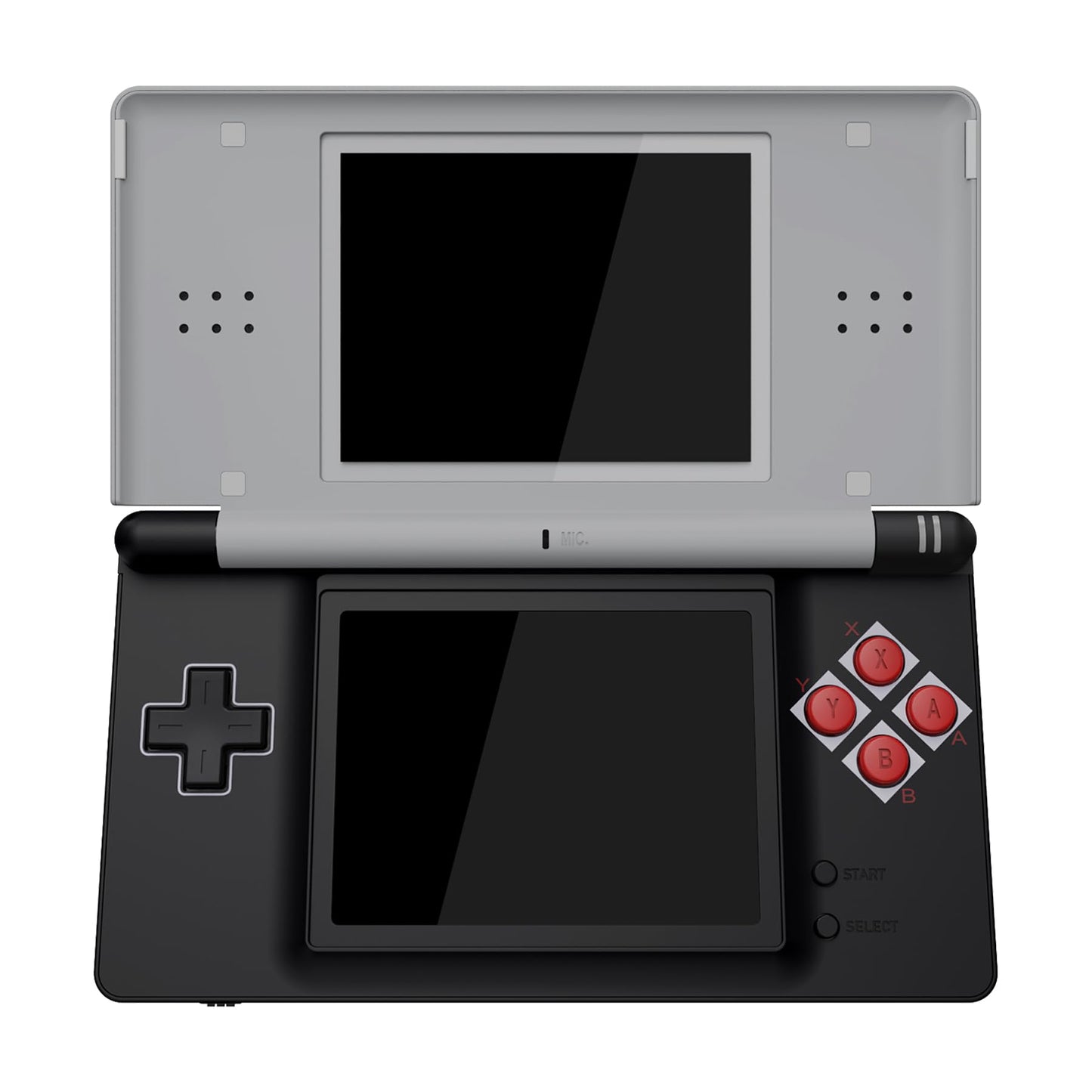 eXtremeRate NES Style Replacement Housing Shell for Nintendo DS Lite - Custom Case Cover with Buttons, Model DSLY004