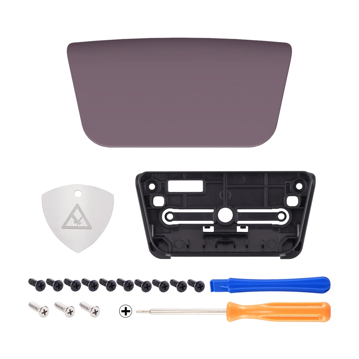 eXtremeRate Soft Touch Replacement Touchpad Cover for PS5 Controller - Dark Grayish Violet, Model JPF4017G2