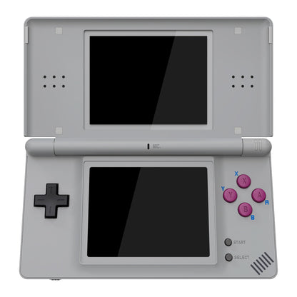 eXtremeRate DS Lite Replacement Housing Shell - Classic 1989 GB DMG-01, Console Case Cover with Buttons and Screen Lens, Model DSLY003