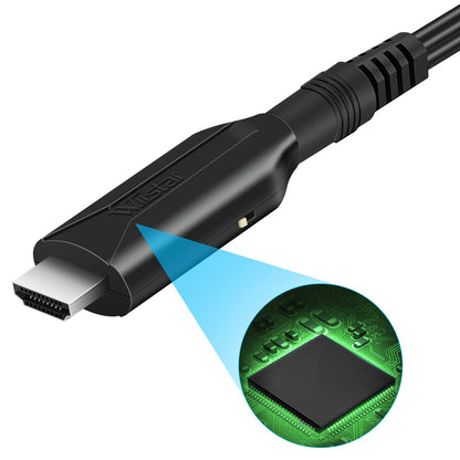 Wiistar HDMI Converter for Original Xbox - 1m HD Link Cable, Black, Model DH_XBOX