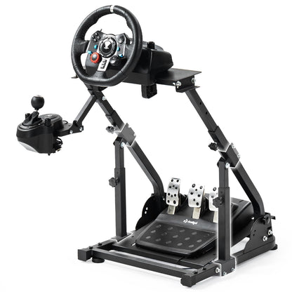 Anman Racing Wheel Stand for Logitech/Thrustmaster/PC - Upgrade Stability - Model 31HJQBZDZJ - STAND