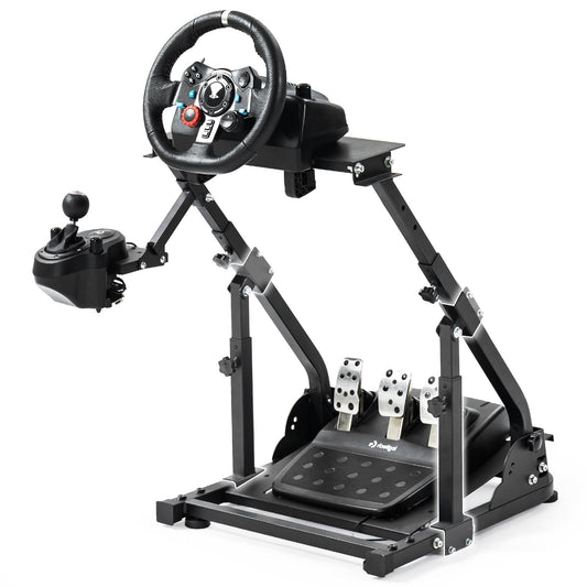 Anman Racing Wheel Stand for Logitech/Thrustmaster/PC - Upgrade Stability - Model 31HJQBZDZJ - STAND