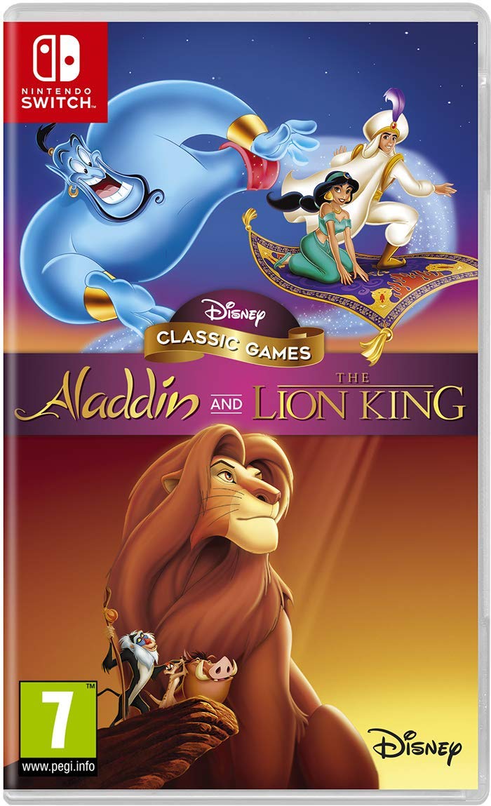 character-themed Classic Games: Aladdin and The Lion King (Nintendo Switch)
