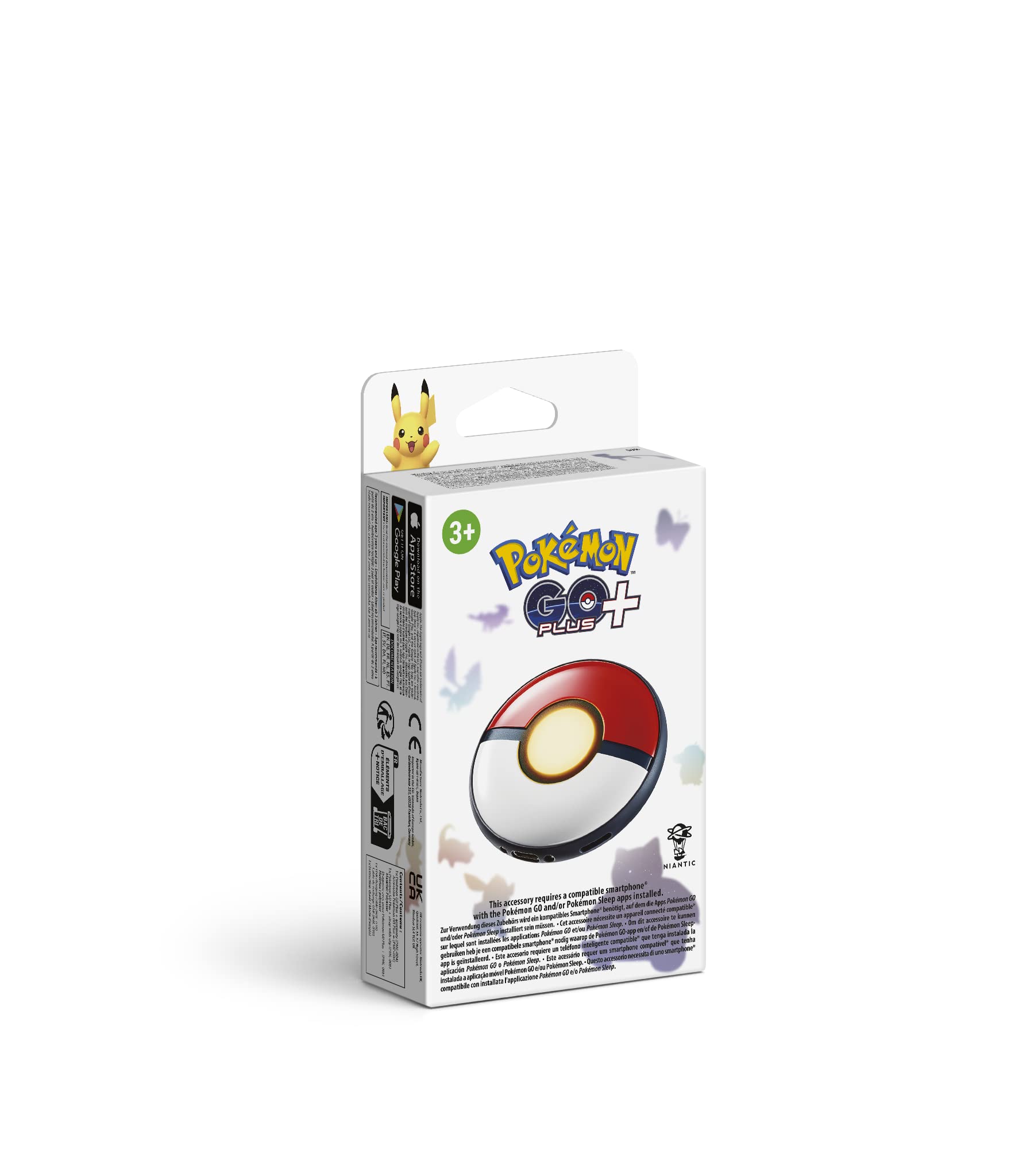 Nintendo Pokemon Go Plus + (Renewed) - Black, Enhanced Gaming Accessory