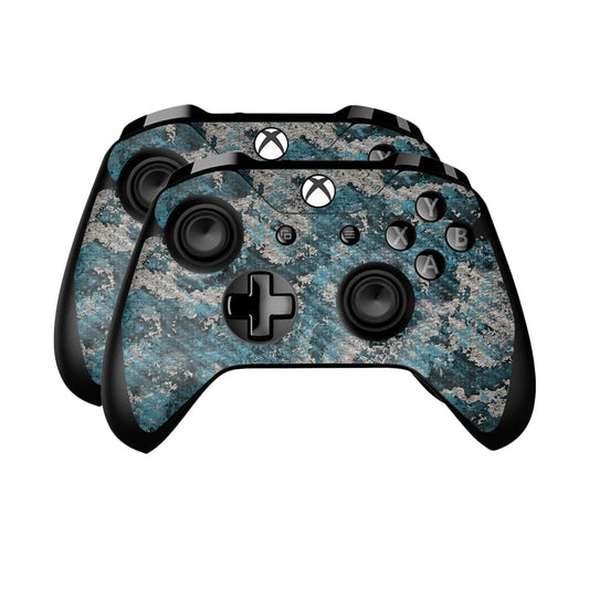 Carbon Fiber Skin Compatible with Microsoft Xbox One Controller (2 Pack) - Rift - Premium 3M Vinyl Protective Wrap Decal Cover - Easy to Apply | Crafted in The USA by MightySkins