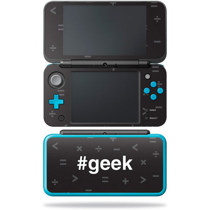 MIGHTY SKINS Skin for New Nintendo 2DS XL - Geek, Durable Vinyl Decal Wrap, Easy Apply/Remove, Model NI2DSXL-Geek