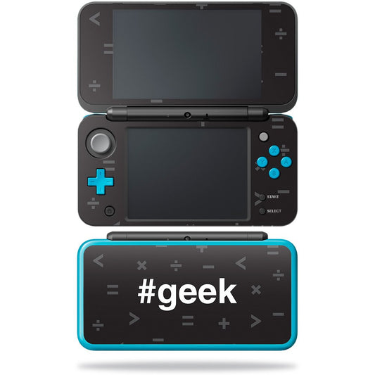 MIGHTY SKINS Skin for New Nintendo 2DS XL - Geek, Durable Vinyl Decal Wrap, Easy Apply/Remove, Model NI2DSXL-Geek