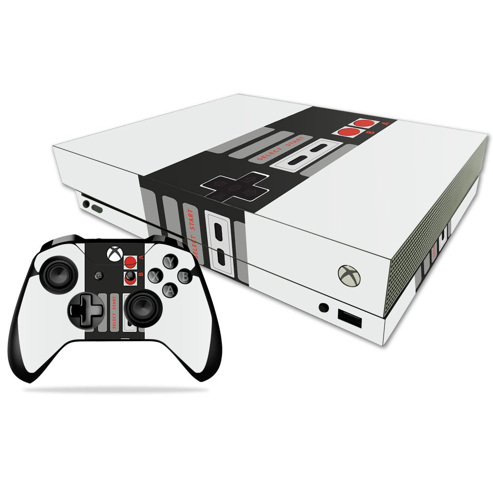 MIGHTY SKINS Xbox One X Skin - Retro Gamer 3 Vinyl Decal Wrap, Durable & Easy to Apply, Model MIXBONXCMB-Retro Gamer 3